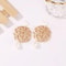 Retro Baroque Earrings With Flowers Pearls Tassel For Fashion Women Jewelry 1