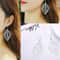 Bohemian Retro Earrings For Women Fashion Jewelry With Hollow Leaf Tassel Design 2