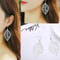Bohemian Retro Earrings For Women Fashion Jewelry With Hollow Leaf Tassel Design 2
