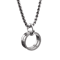 Women And Men Stainless Steel Double Ring Pendant Necklace Love Style Ins Gift 2