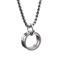 Women And Men Stainless Steel Double Ring Pendant Necklace Love Style Ins Gift 2
