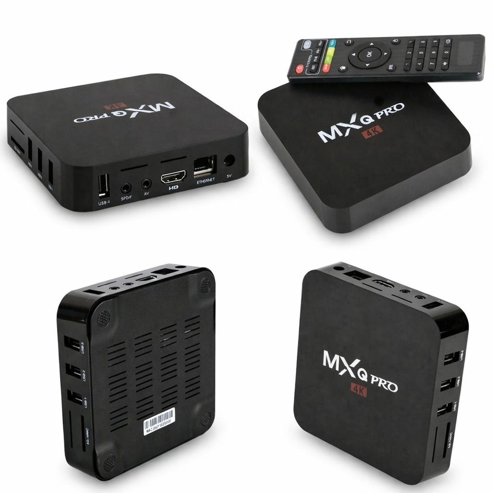 MXQ Pro 4K Ultra HD Smart TV Box Android Wifi Quad Core Media Player 0