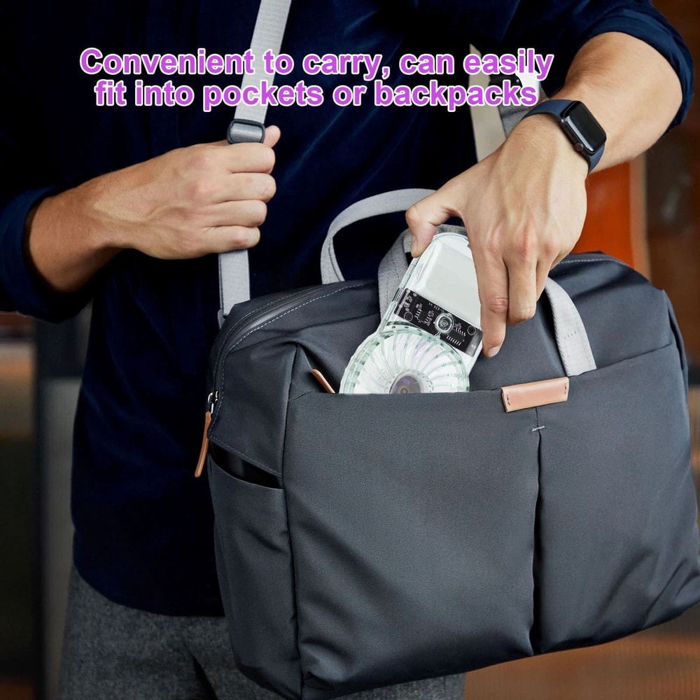 Mini USB Rechargeable Fan For Outdoor Activities Camping And Travel 4