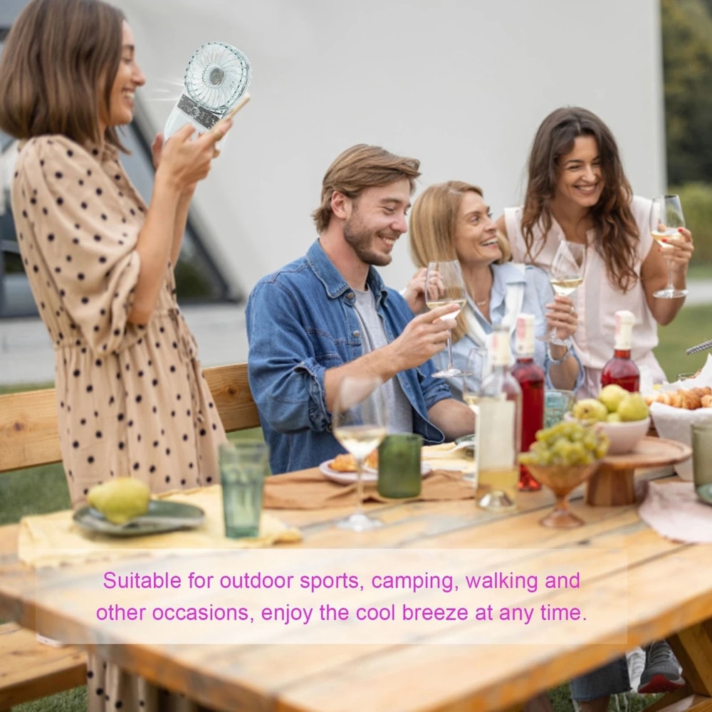 Mini USB Rechargeable Fan For Outdoor Activities Camping And Travel 5