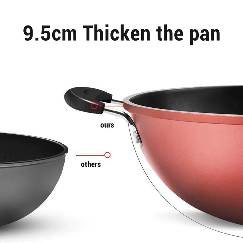 NonStick Cast Iron Frying Pan With Induction Base Durable And Easy To Clean 8