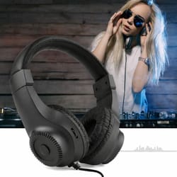wired monitor headphones over ear headset for electric guitar amplifier