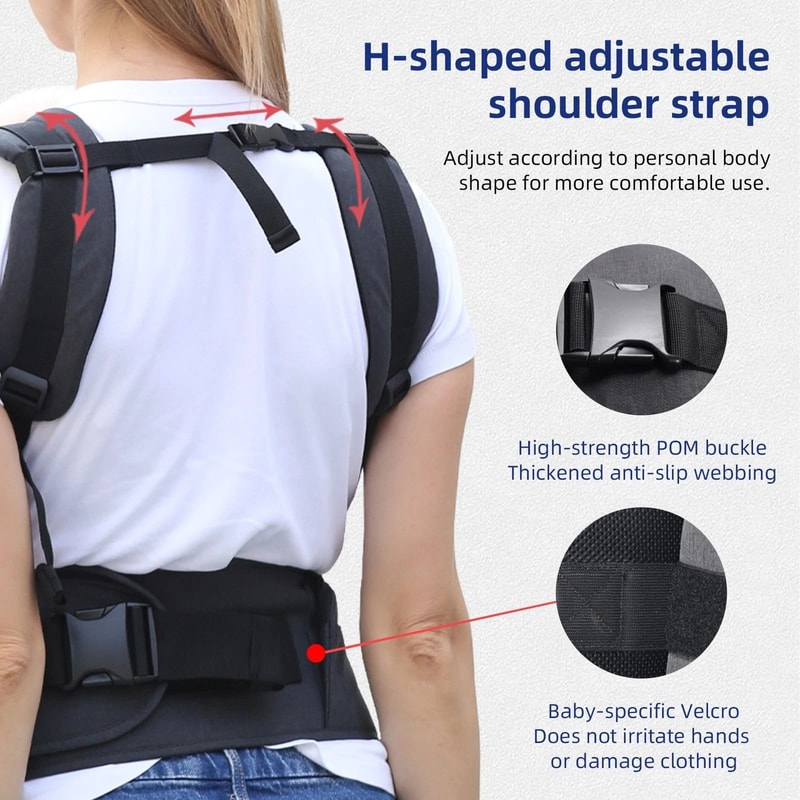 Baby Carrier With Hip Seat For Newborn Removable Plate SafetyFirst Design 6
