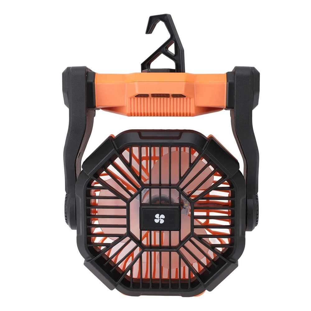 Camping Portable Fan With LED Lights Rechargeable Battery Ideal For Outdoor Adventures 9