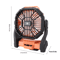 Camping Portable Fan With LED Lights Rechargeable Battery Ideal For Outdoor Adventures 10