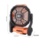 Camping Portable Fan With LED Lights Rechargeable Battery Ideal For Outdoor Adventures 10