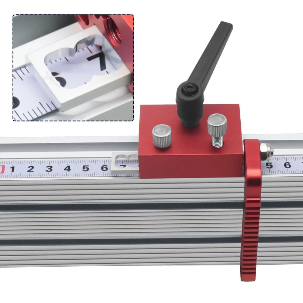 Fence Flip Stop Limit Stop Accessory Track Woodworking Precision Tool 6