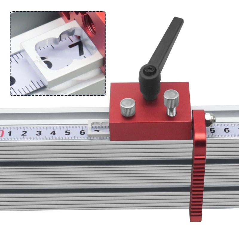 Fence Flip Stop Limit Stop Accessory Track Woodworking Precision Tool 6