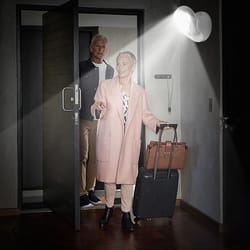 led adjustable motion sensor light cordless, battery-powered for indoor & outdoor use