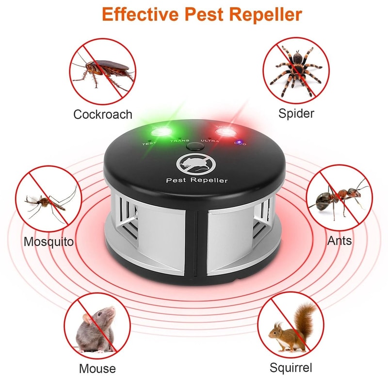 Ultrasonic Pest Repeller Effective Plug In Mouse Chaser Pest Control 4