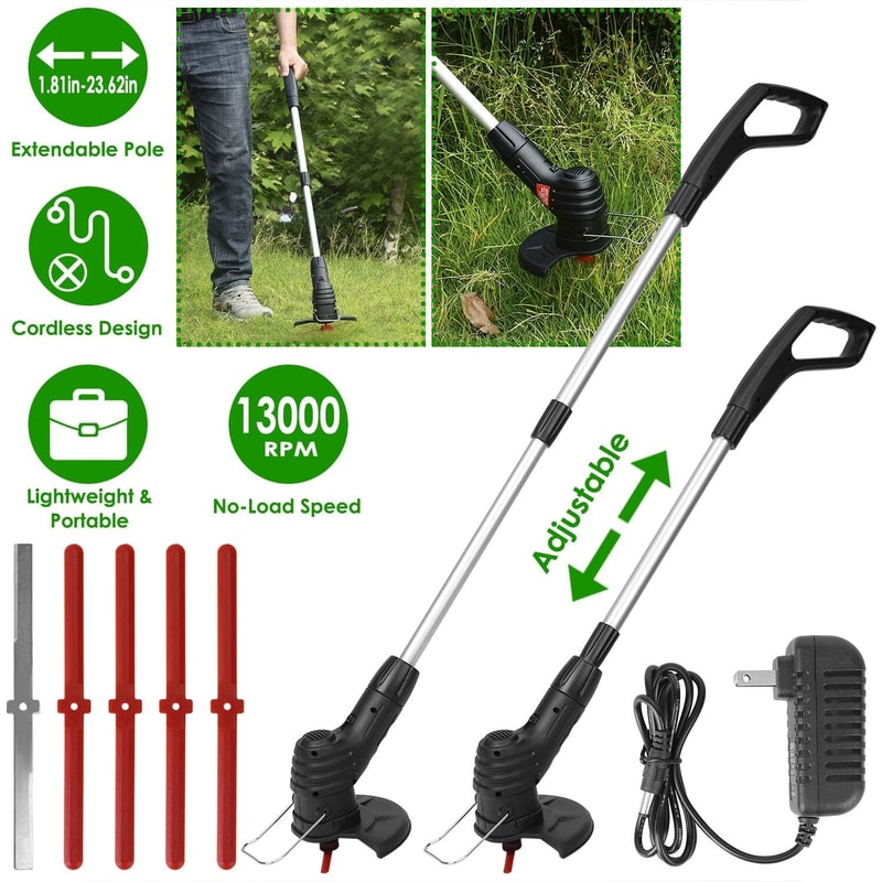 Electric Weed Grass Trimmer Mower Portable Lawn Edger For Garden Maintenance 1