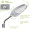 Outdoor LED Street Light Dusk To Dawn Sensor Waterproof Security Lighting 6