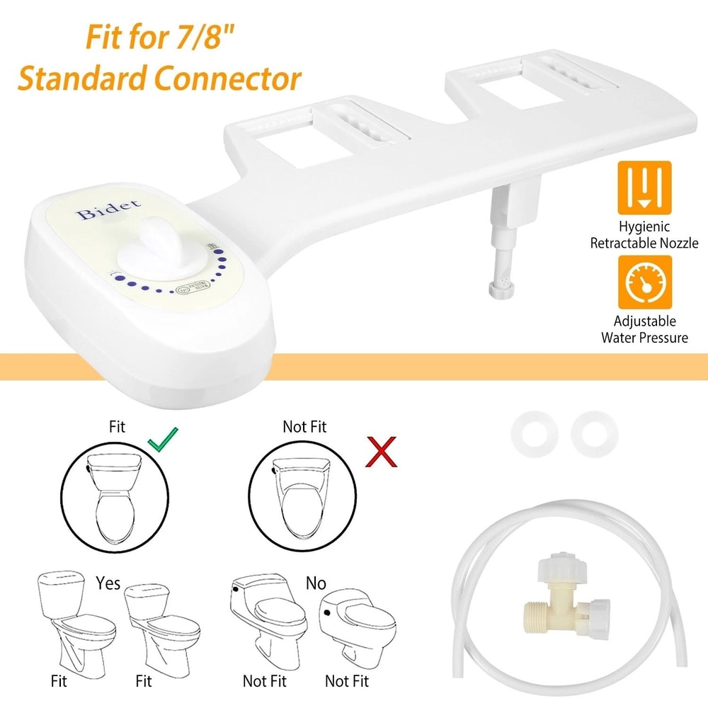 Adjustable CleanClear Rear End Bidet Fresh Water Wash For Comfort 7