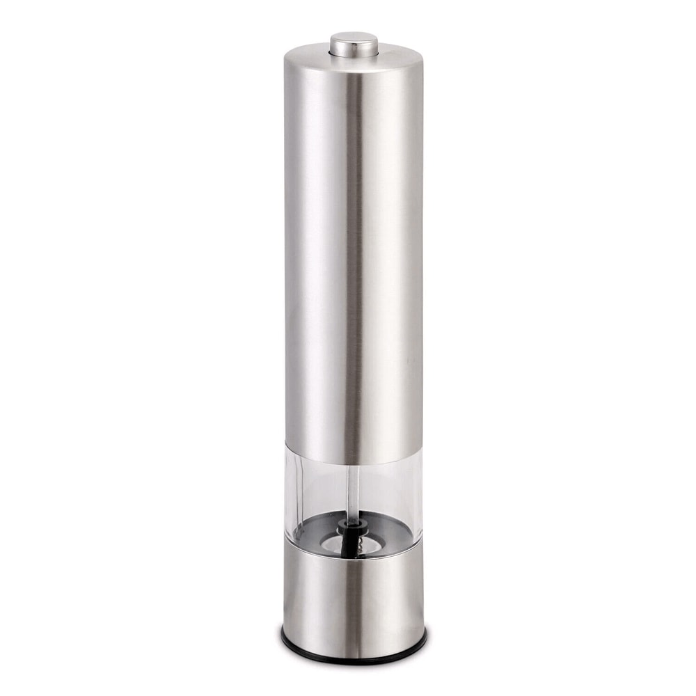 Electric Salt Pepper Grinder Mill Set Adjustable Stainless Steel One Touch Operation 11