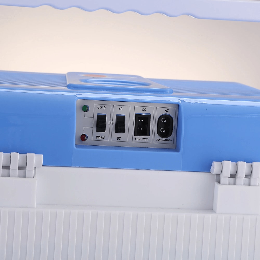 Portable Car Cooler Refrigerator Travel Cooling Warmer Fridge With Handle 1