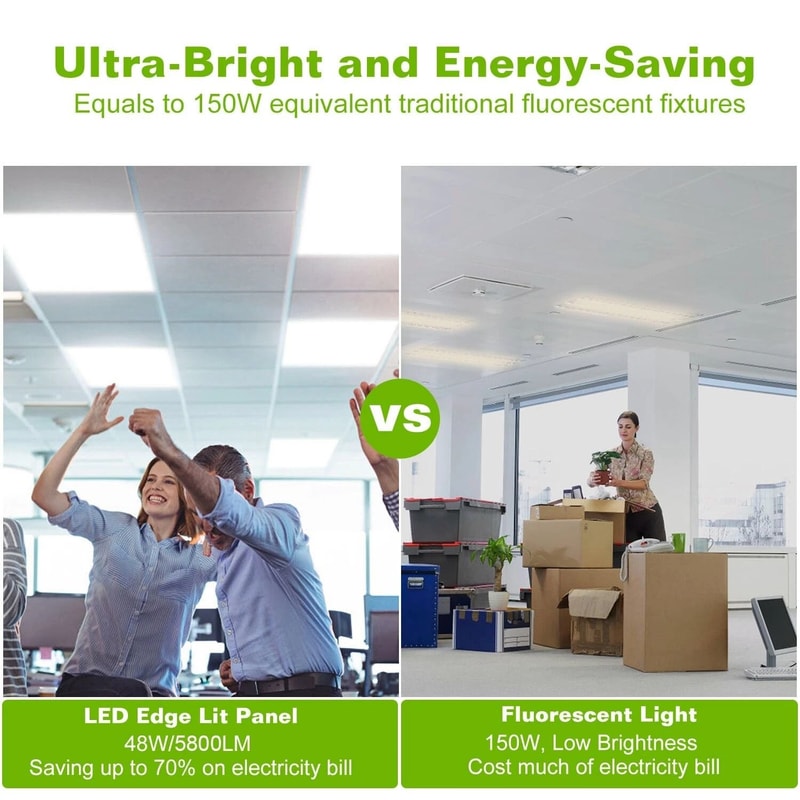 LED Flat Panel Light Recessed Ceiling Light EnergyEfficient Bright Lighting Solution 6