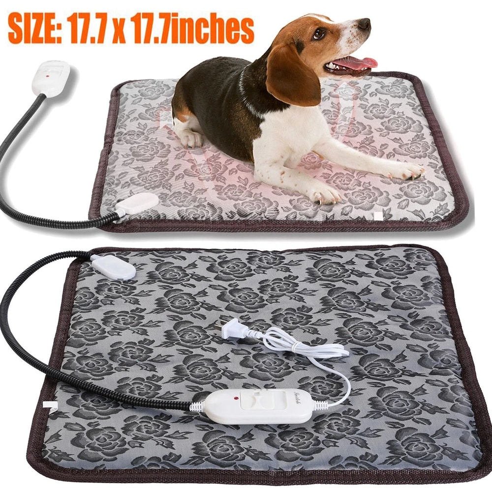 Pet Heating Pad For Cats And Dogs Electric Outdoor Warming Mat With Chew Resistant Design 11