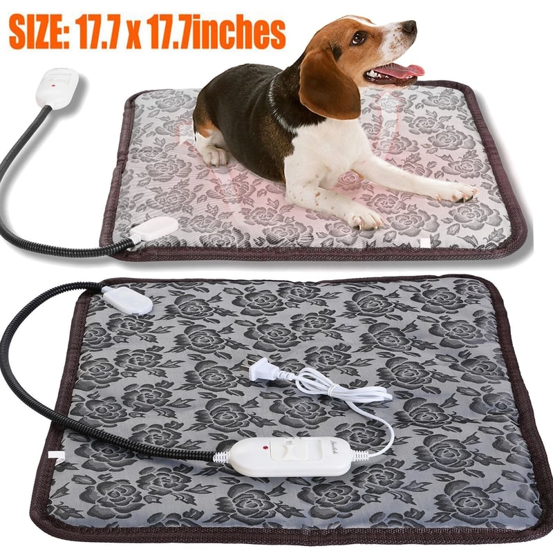 Pet Heating Pad For Cats And Dogs Electric Outdoor Warming Mat With Chew Resistant Design 11