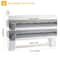 Wall Mounted Paper Towel Holder Triple Roll Dispenser For Kitchen Cling Film And Tinfoil Storage 9