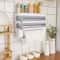 Wall Mounted Paper Towel Holder Triple Roll Dispenser For Kitchen Cling Film And Tinfoil Storage 5