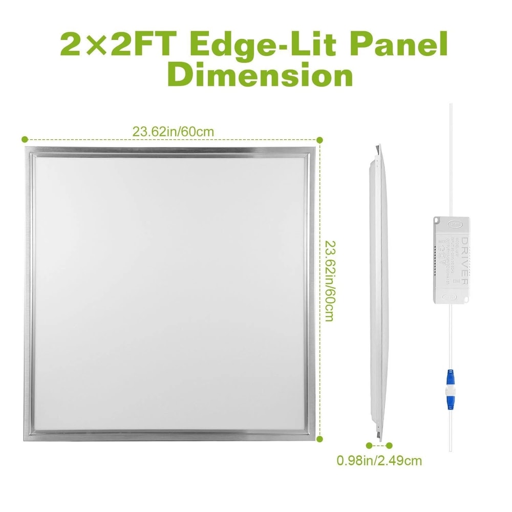 LED Panel Light Troffer Recessed Ceiling Lighting For Home Office And Commercial Use 4