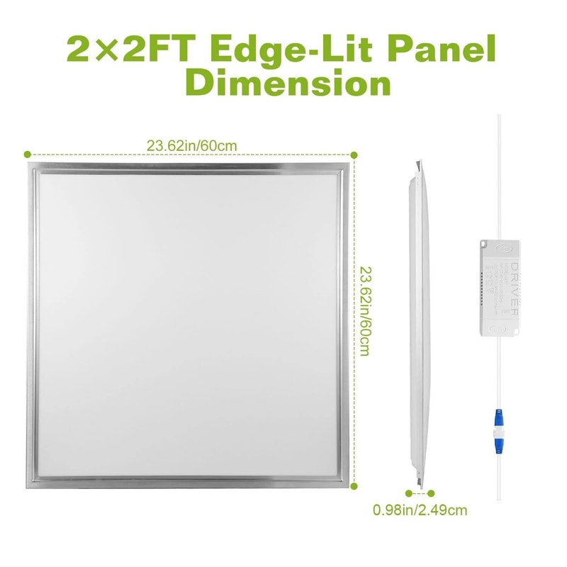 LED Panel Light Troffer Recessed Ceiling Lighting For Home Office And Commercial Use 4