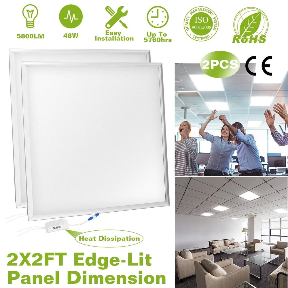 LED Panel Light Troffer Recessed Ceiling Lighting For Home Office And Commercial Use 7