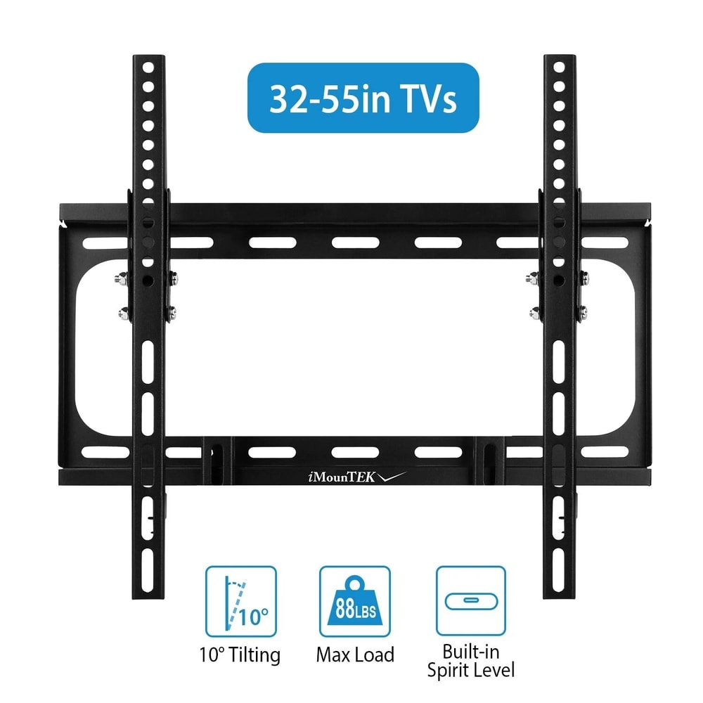 Flat TV Wall Mount Bracket With Tilt Swivel For TVs Adjustable Secure And SpaceSaving Mounting So 4