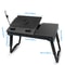 Foldable Laptop Table With Cooling Fan Light Portable Desk Stand For Bed Sofa Or Office Use 7