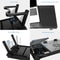Foldable Laptop Table With Cooling Fan Light Portable Desk Stand For Bed Sofa Or Office Use 1