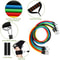 Resistance Band Set For Yoga Pilates Fitness Versatile Workout Tubes For Home Exercise 9