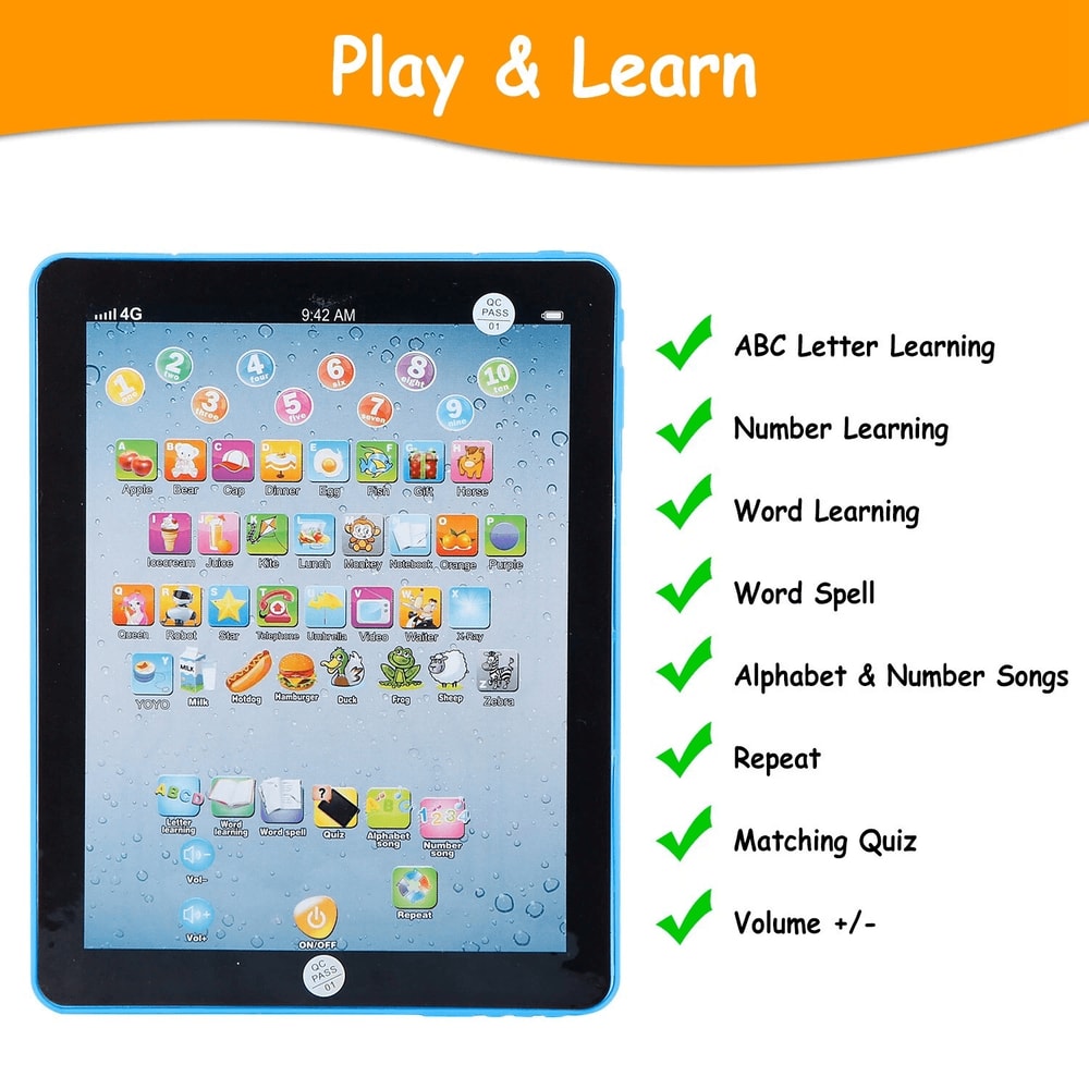 Educational Learning Tablet For 16 Year Olds Interactive Kids Toy For Boys Girls 1