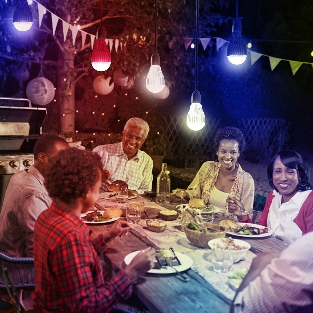 RGB LED Light Bulb Colors Mood Lighting Bulb With Remote Control 6