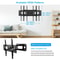Full Motion TV Wall Mount Articulating Swivel Bracket 3