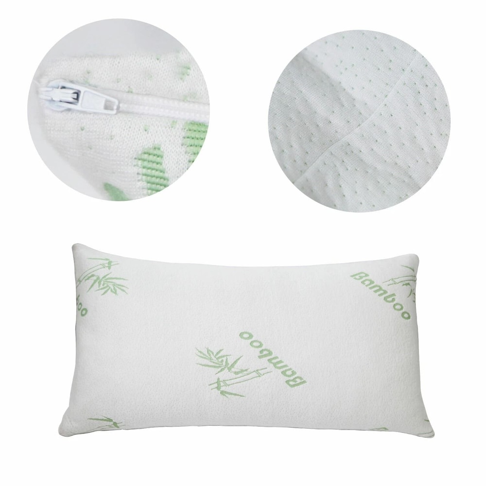 Cooling Bamboo Memory Foam Pillow Soft Hypoallergenic Queen Size Bed Pillow 5