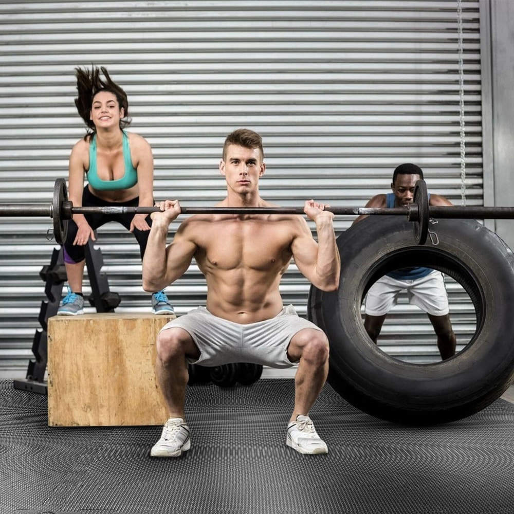 EVA Foam Floor Mat Interlocking Gym Tiles Exercise Puzzle Flooring 1