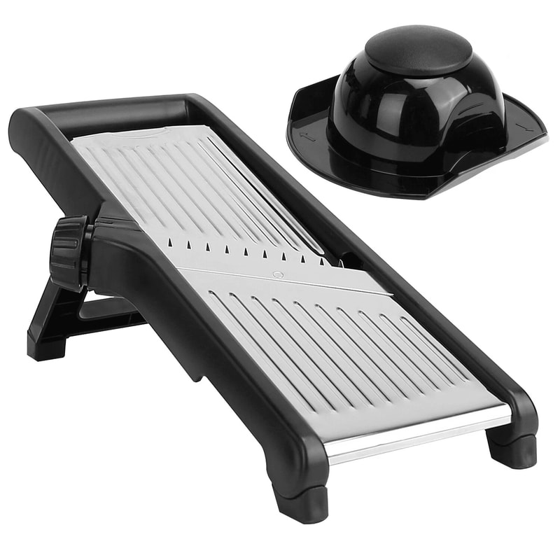 Adjustable Stainless Steel Mandoline Slicer Vegetable Cutter For Fast Kitchen Prep 9