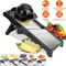 Adjustable Stainless Steel Mandoline Slicer Vegetable Cutter For Fast Kitchen Prep 8