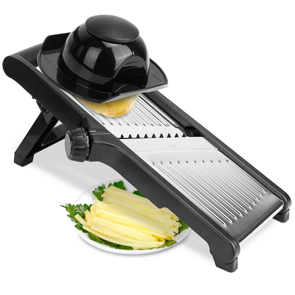 Adjustable Stainless Steel Mandoline Slicer Vegetable Cutter For Fast Kitchen Prep 6