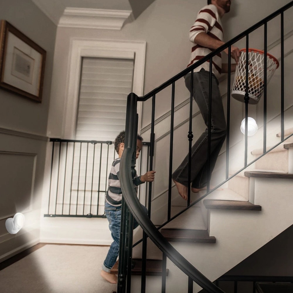 360 Rotating Motion Sensor Light Indoor Wireless LED Wall Lamp 0