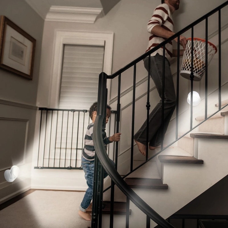 360 Rotating Motion Sensor Light Indoor Wireless LED Wall Lamp 0