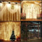 Warm White Fairy Curtain Lights LED Decorative String Lights For Weddings And Home Decor 3