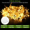 Warm White Fairy Curtain Lights LED Decorative String Lights For Weddings And Home Decor 5