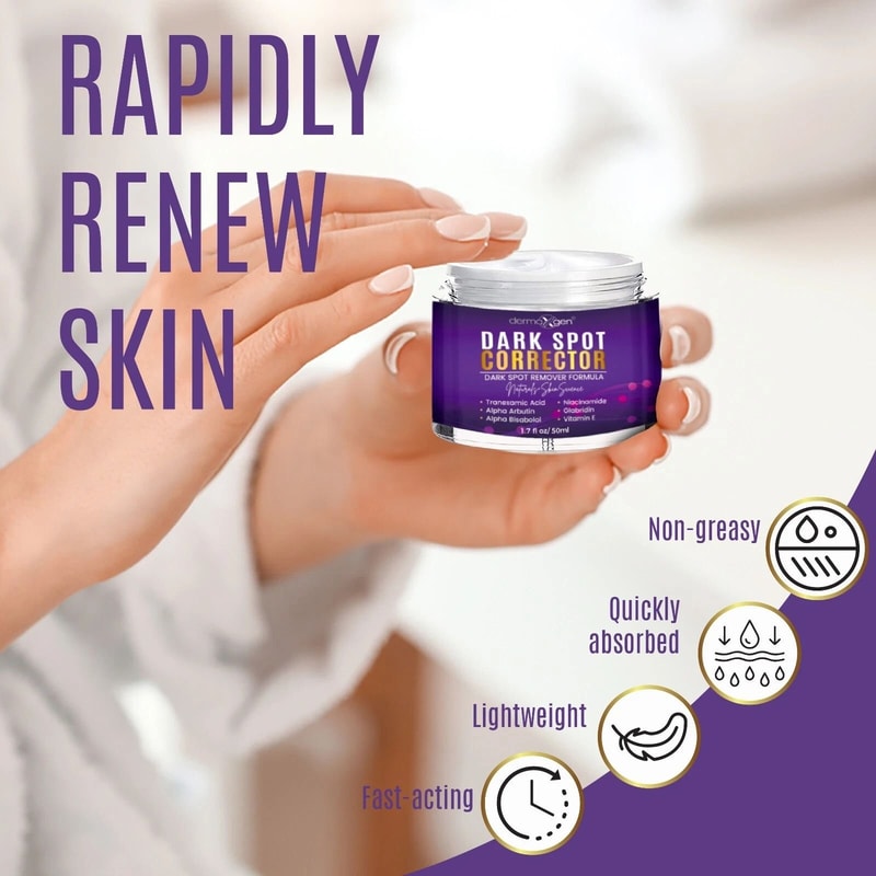 Organic Dark Spot Corrector For Face Body Age Sunspot Remover 8
