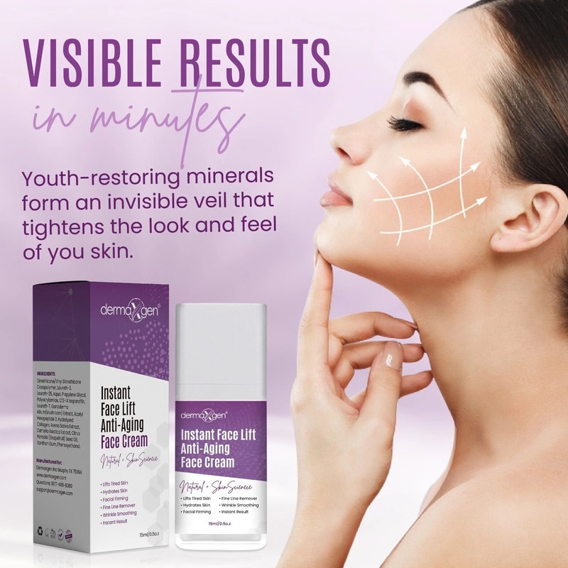 Instant Face Lift Cream Reduces Wrinkles Fine Lines Puffiness Firms Skin 5