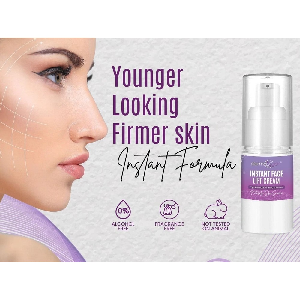 Instant Face Lift Cream Anti Aging Treatment For Sagging Skin Puffiness Wrinkles And Fine Lines 1